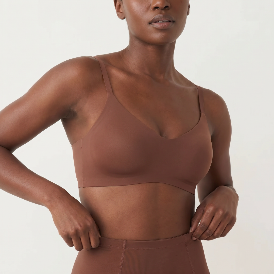 Brassière de maintien à effet seconde peau