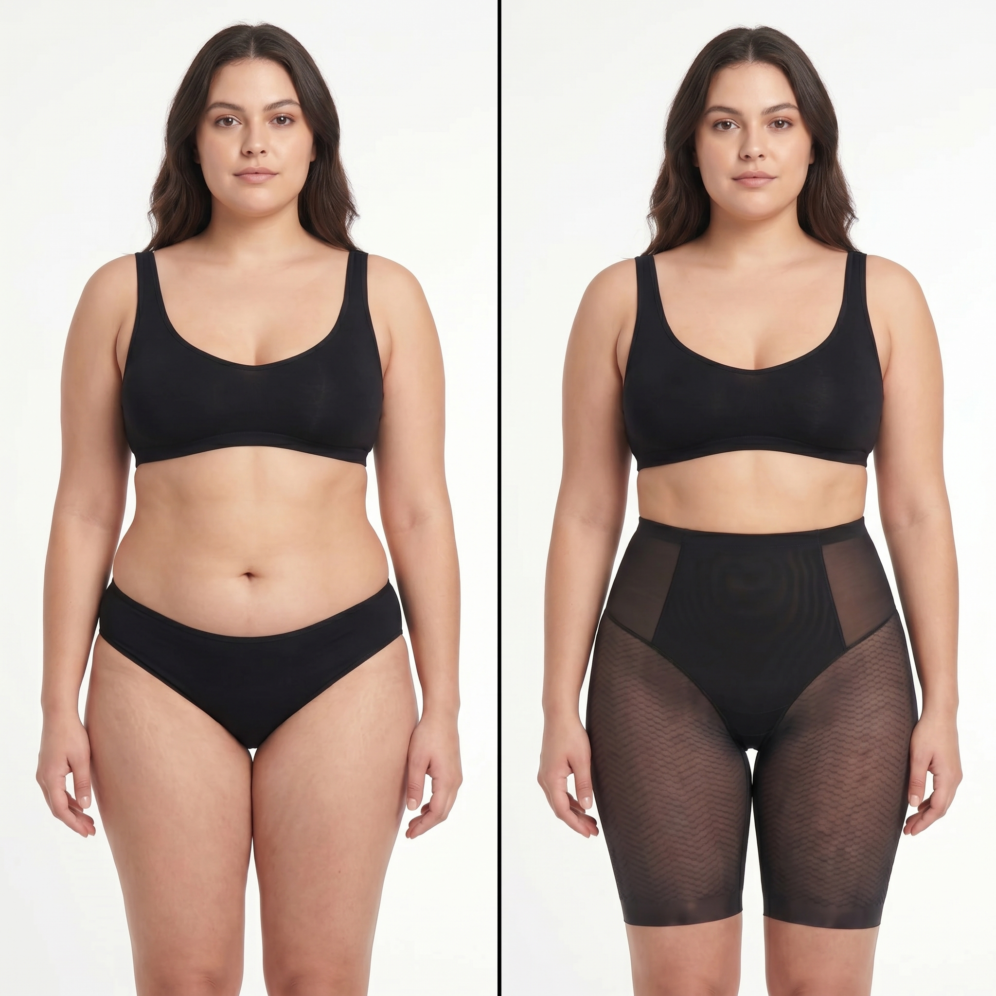 Détail de la maille à micro-massage de la culotte anti-cellulite