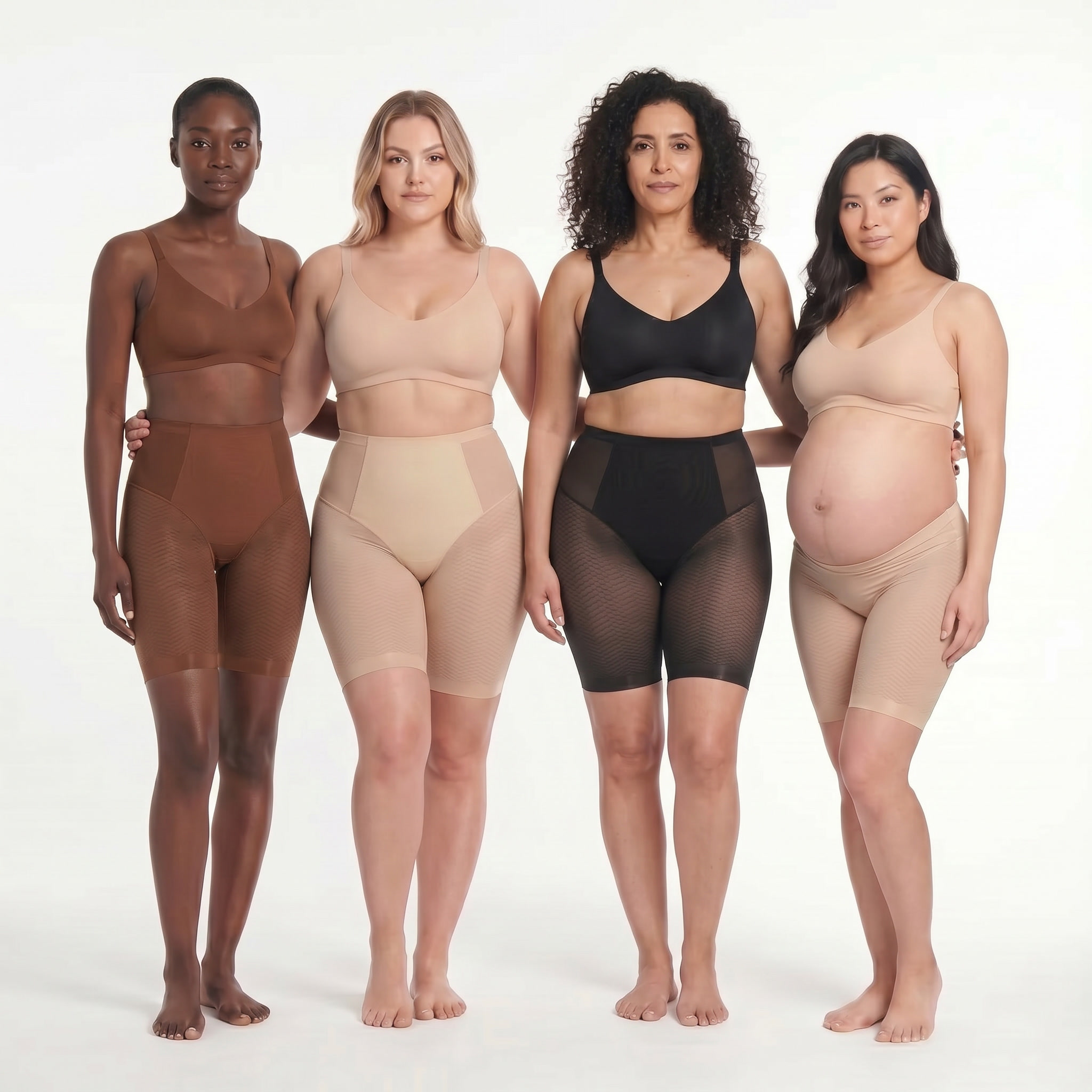 Culotte minceur taille haute Maison Louise à effet peau lisse